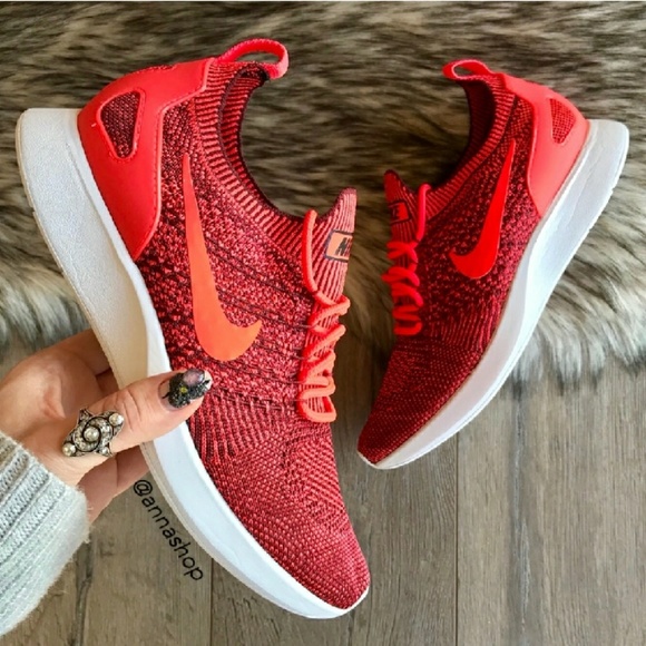 Nike Shoes - Nike Air Zoom Mariah Flyknit Racer Red Shoes